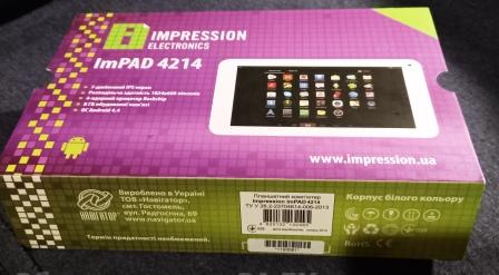 Продам Предпросмотр "Планшет Impression ImPAD 4214" - GA.BY