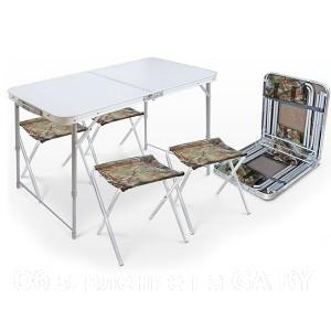 Продам Набор складной стол влагостойкий + 4 стула, NIKA - GA.BY