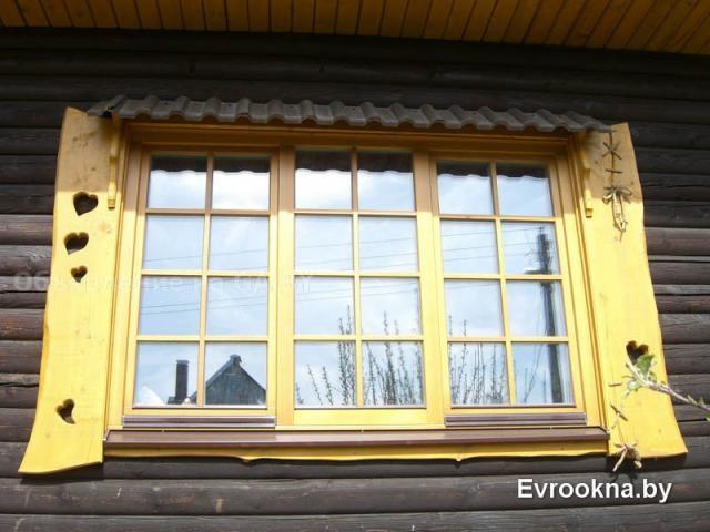 Выполню Окна пвх и деревянные окна из сосны, дуба, лиственницы - GA.BY