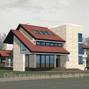 Выполню 3D дизайн фасадов домов. Проектирование домов и коттеджей.
