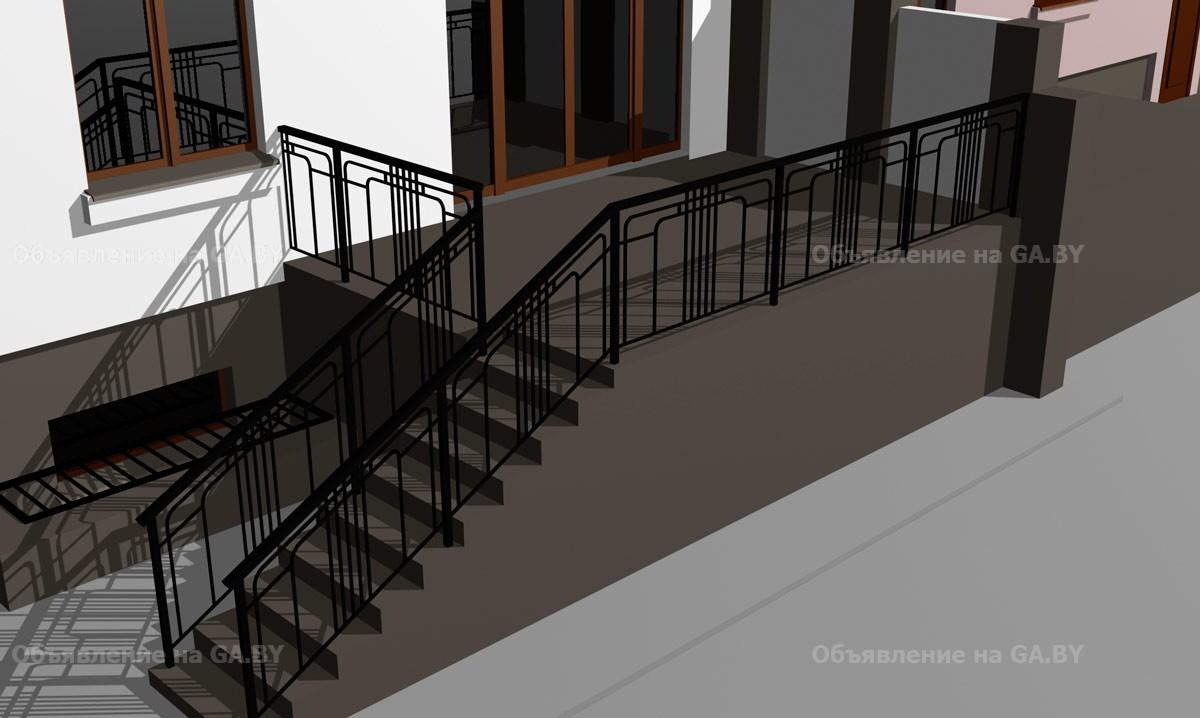 Выполню Изготовление и монтаж лестниц из металла и дерева - GA.BY