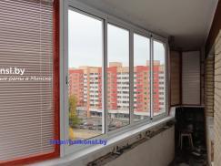 Выполню Алюминиевые балконные рамы - GA.BY
