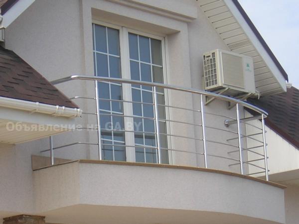 Выполню Ограждение балкона и террас из нержавеющей стали - GA.BY