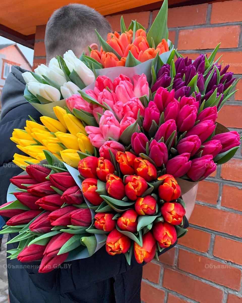 Выполню Тюльпаны к 8 марта 2022 оптом для организаций - GA.BY